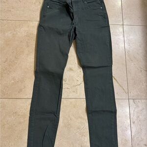 Loft Dark Green Modern Skinny Jeans